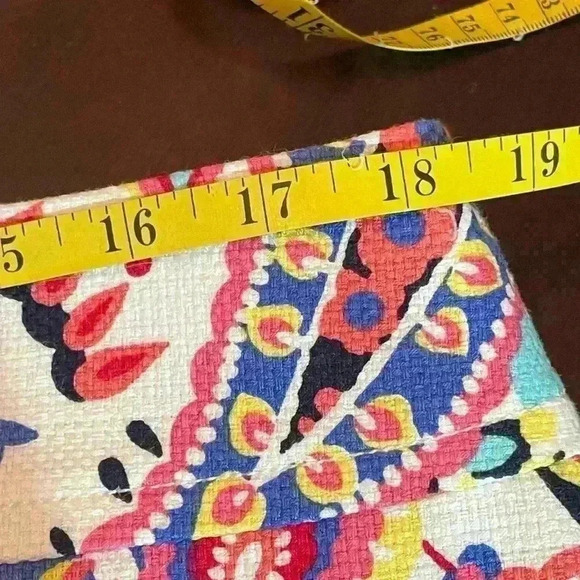 Talbots Colorful Paisley A-Line Skirt Size 14 - Picture 6 of 7